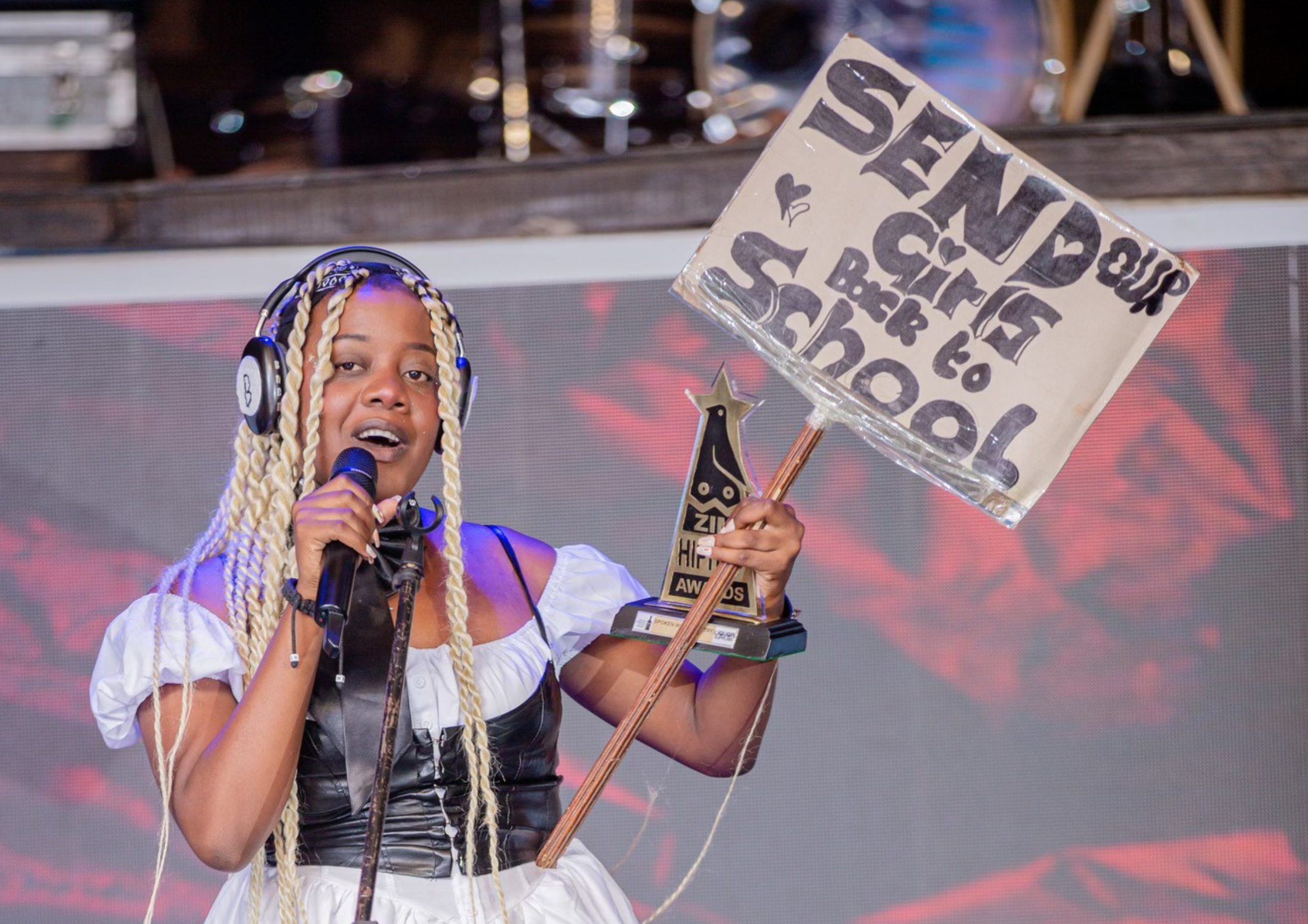 Banshee received the award for Best Spoken Word Artist at the 2024 Zim Hip-Hop Awards.